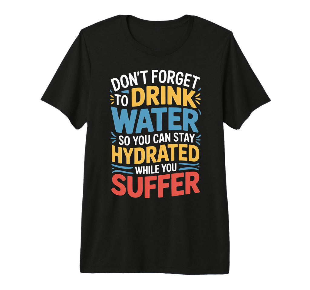 Drink Water Stay Hydrated While You T-Shirt - Aesthetic Graphic Men Women - T-Shirt, Sweatshirt, Hoodie