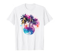 Aesthetic Vaporwave Teens Palm Tree T-Shirt - Minimalist Print Unisex - T-Shirt, Sweatshirt, Hoodie