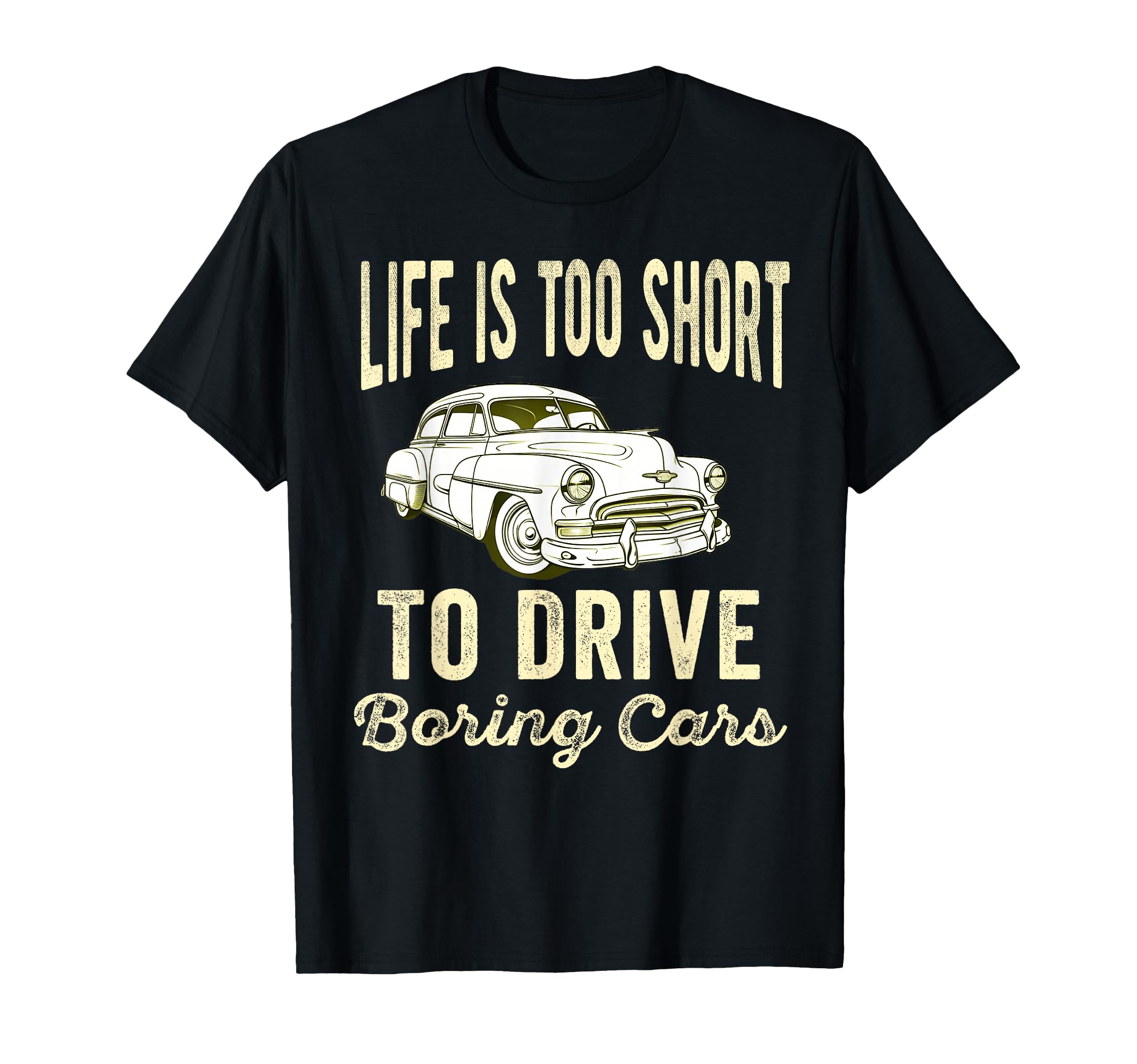 Car Funny Old Cars Lover Dad Father T-Shirt - Aesthetic Graphic Men Women - T-Shirt, Sweatshirt, Hoodie