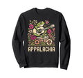 Appalachia Folk Art Frog Guitar Sweatshirt - Minimalist Print for Adults - T-Shirt, Sweatshirt, Hoodie