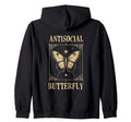 Antisocial Butterfly Gift T-Shirt - Graphic Print Unisex - T-Shirt, Sweatshirt, Hoodie