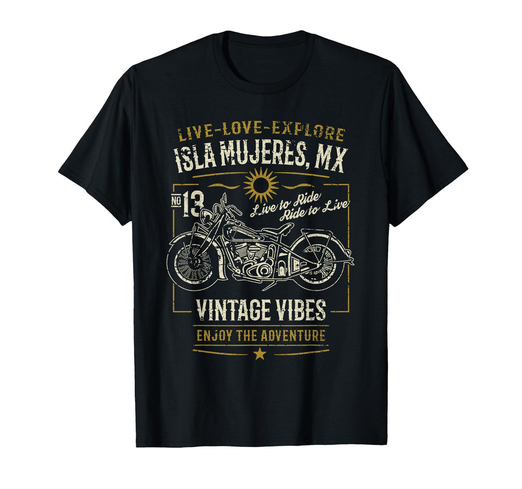 Isla Mujeres Mx Mexico Distressed T-Shirt - Unique Graphic for Adults - T-Shirt, Sweatshirt, Hoodie
