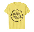 Interrupt Anxiety Gratitude Positive T-Shirt - Unique Graphic Unisex - T-Shirt, Sweatshirt, Hoodie