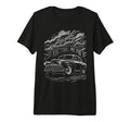 Car Industrial Theme Tri Blend T-Shirt - Minimalist Print Unisex - T-Shirt, Sweatshirt, Hoodie