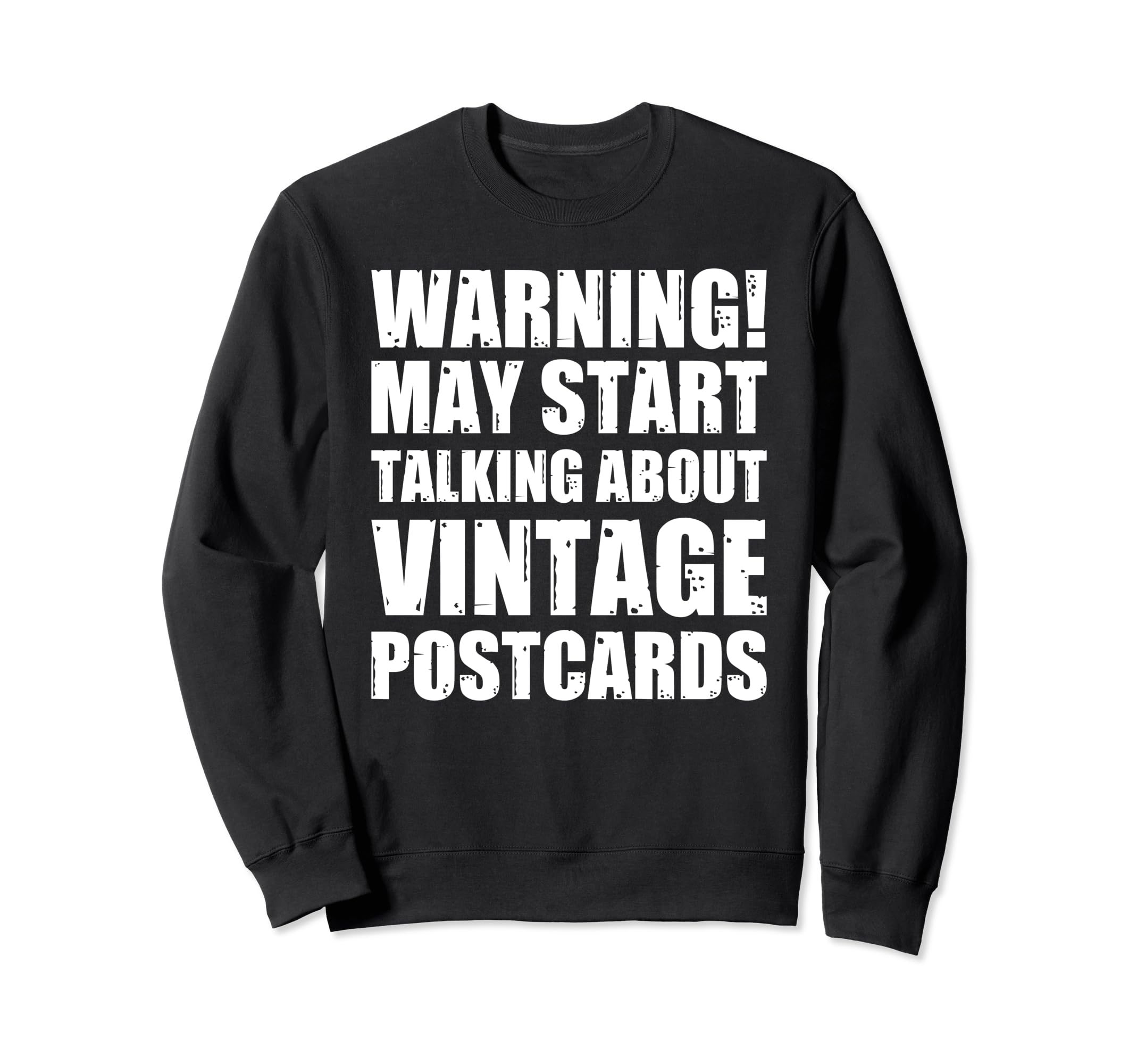 Postcards Sweatshirt - Fun Novelty Design for Adults - T-Shirt, Sweatshirt, Hoodie