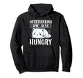 Hungry Overthinker Food Anxiety Hoodie - Aesthetic Graphic for Adults - T-Shirt, Sweatshirt, Hoodie