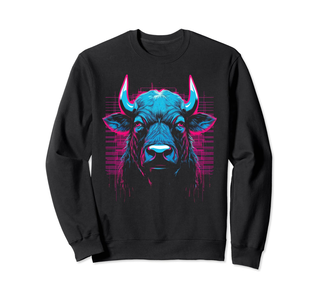 Buffalo Vaporwave Retrowave Sweatshirt - Casual Everyday Wear Unisex - T-Shirt, Sweatshirt, Hoodie