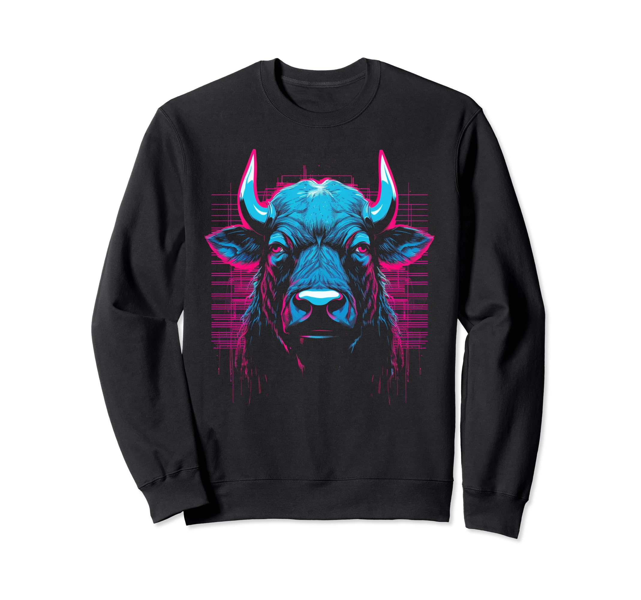 Buffalo Vaporwave Retrowave Sweatshirt - Casual Everyday Wear Unisex - T-Shirt, Sweatshirt, Hoodie