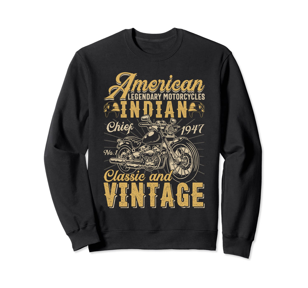 American Motorcycle Motocross Old Sweatshirt - Custom Art Print Unisex - T-Shirt, Sweatshirt, Hoodie