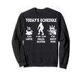 Todays Schedule Roller Skating Gift Sweatshirt - Trendy Graphic for Adults - T-Shirt, Sweatshirt, Hoodie