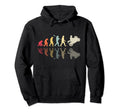 Motorcycle Evolution Superbike Hoodie - Fun Novelty Design for Adults - T-Shirt, Sweatshirt, Hoodie