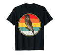 Sunset Brown Hawk Owl Bird T-Shirt - Fun Novelty Design Unisex - T-Shirt, Sweatshirt, Hoodie