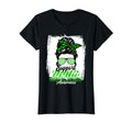 Womens Messy Bun Support Awareness T-Shirt - Aesthetic Graphic Unisex - T-Shirt, Sweatshirt, Hoodie