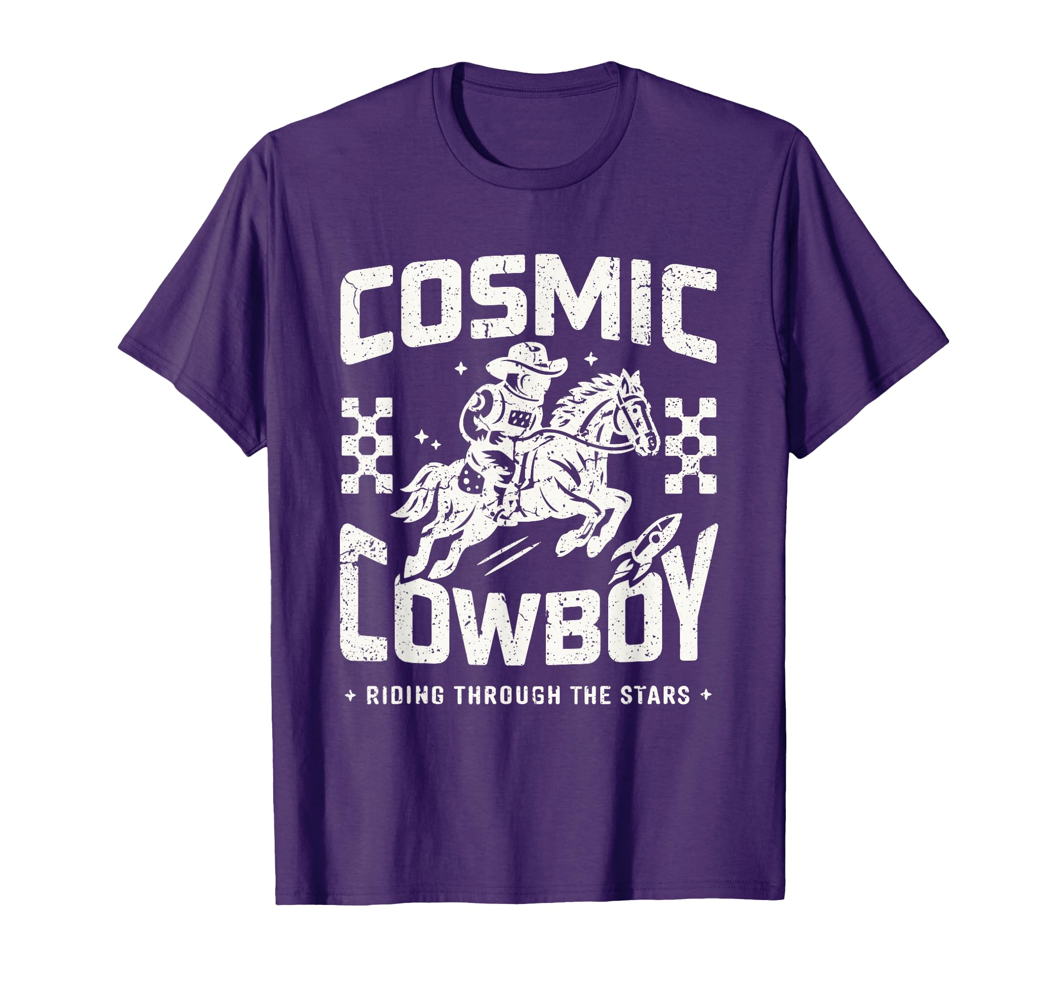 Space Western Aesthetic Sci Fi Cowboy T-Shirt - Aesthetic Graphic Unisex - T-Shirt, Sweatshirt, Hoodie