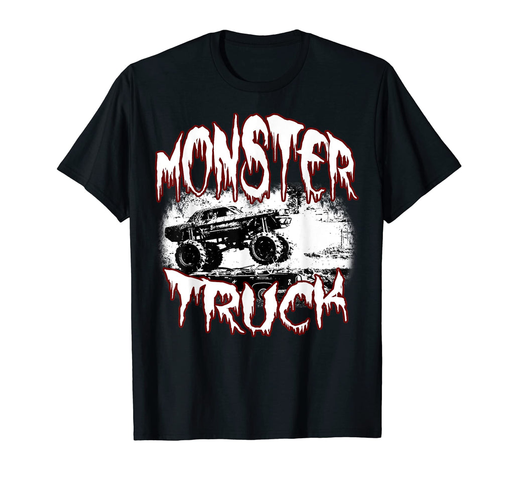 Monster Truck Show Jam Motorsport Stunts T-Shirt - Custom Art Print Unisex - T-Shirt, Sweatshirt, Hoodie