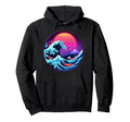 90S Vaporwave Aesthetic Great Wave Off Hoodie - Novelty Apparel Unisex - T-Shirt, Sweatshirt, Hoodie