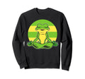 Frog Meditation Mindfulness Coach Sweatshirt - Novelty Apparel Men Women - T-Shirt, Sweatshirt, Hoodie