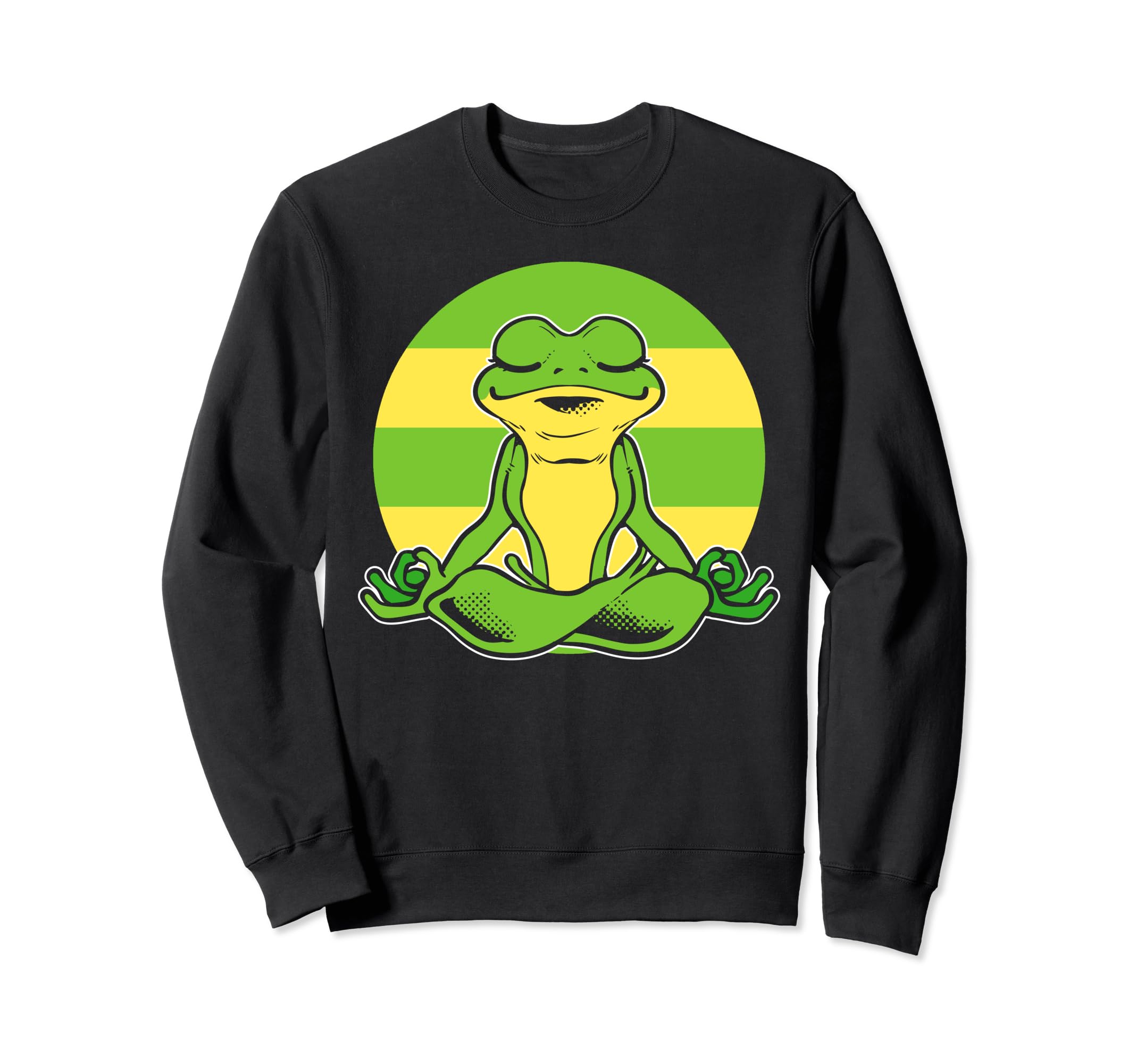 Frog Meditation Mindfulness Coach Sweatshirt - Novelty Apparel Men Women - T-Shirt, Sweatshirt, Hoodie