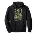 Antisocial Butterfly Rarely Seen Rarely Hoodie - Aesthetic Graphic Unisex - T-Shirt, Sweatshirt, Hoodie