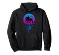 Sunset Cerberus Hoodie - Minimalist Print for Adults - T-Shirt, Sweatshirt, Hoodie