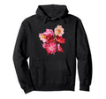 Botanical Colorful Watercolor Flowers Hoodie - Fun Novelty Design Unisex - T-Shirt, Sweatshirt, Hoodie