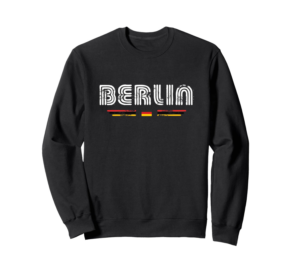 Berlin Germany 70S 80S Type Sweatshirt - Streetwear Style for Adults - T-Shirt, Sweatshirt, Hoodie