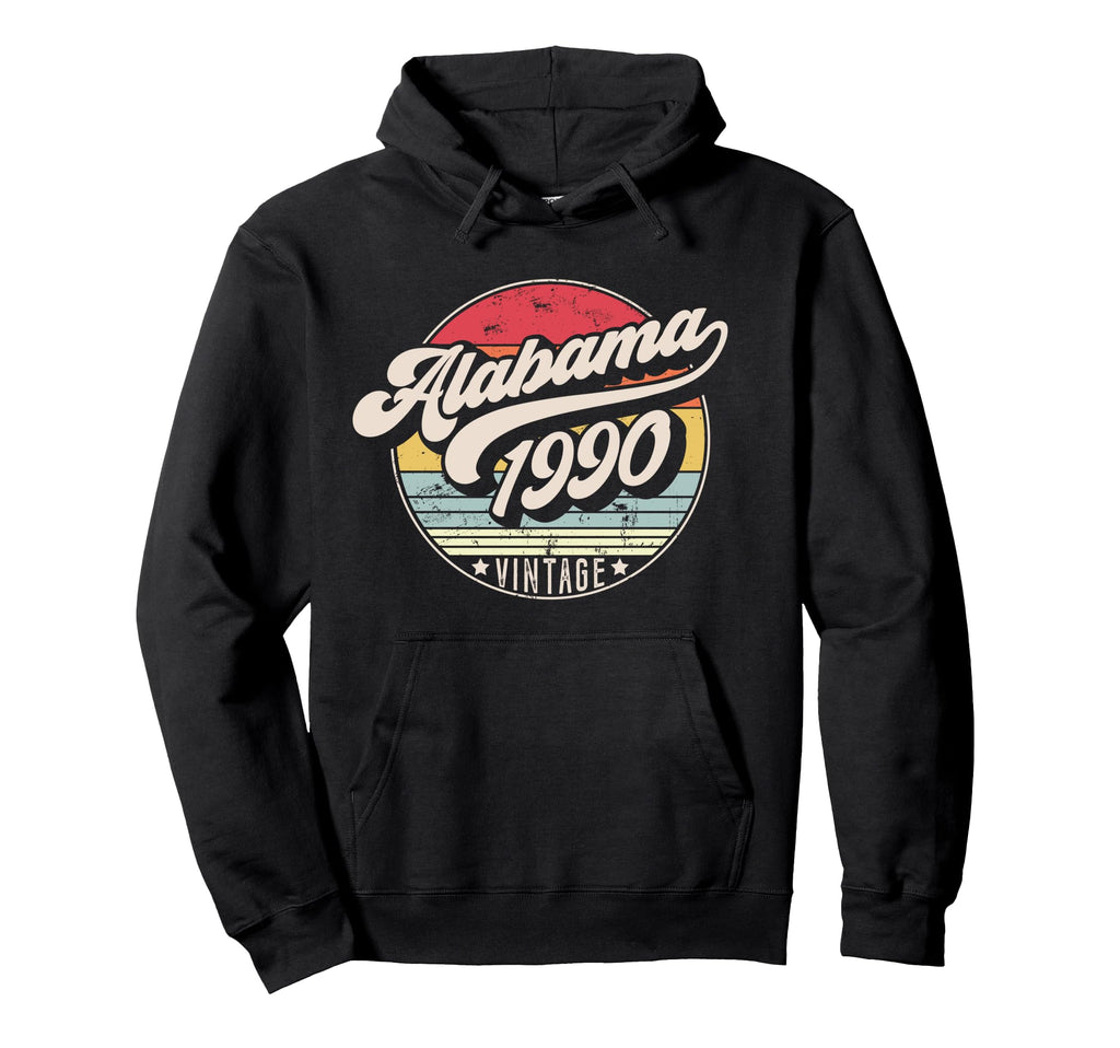 Alabama 1990 Birthday Sunset Hoodie - Novelty Apparel Men Women - T-Shirt, Sweatshirt, Hoodie