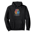 Colorful Rainbow Brain Neurodiversity Hoodie - Graphic Print Men Women - T-Shirt, Sweatshirt, Hoodie