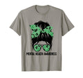 Messy Bun Mental Health Awareness Mental T-Shirt - Streetwear Style Unisex - T-Shirt, Sweatshirt, Hoodie