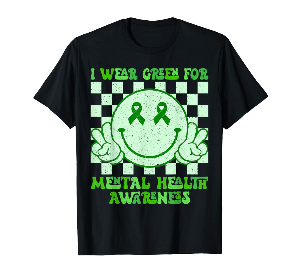 I Wear Green Mental Health Awareness T-Shirt - Streetwear Style for Adults - T-Shirt, Sweatshirt, Hoodie
