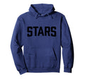 Stars Typography Hoodie - Novelty Apparel Men Women - T-Shirt, Sweatshirt, Hoodie