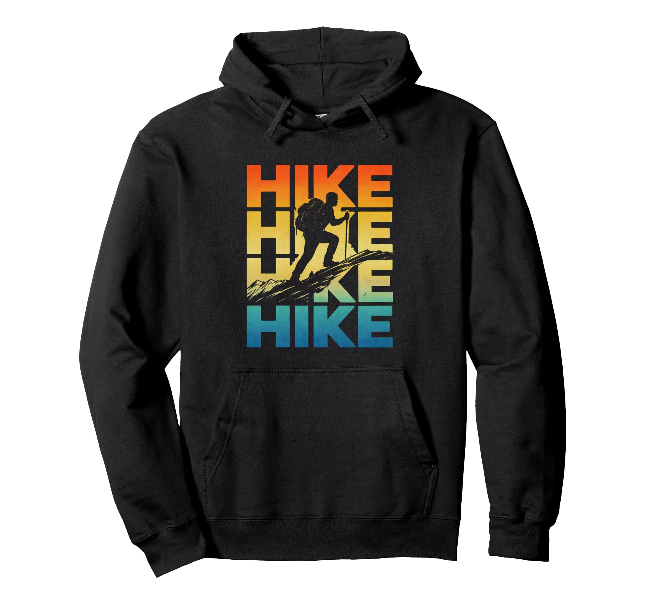 Hike Mountain Backpacker Trail Hoodie - Novelty Apparel for Adults - T-Shirt, Sweatshirt, Hoodie