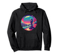 Synthwave Astronaut Beach 1980S Hoodie - Streetwear Style for Adults - T-Shirt, Sweatshirt, Hoodie