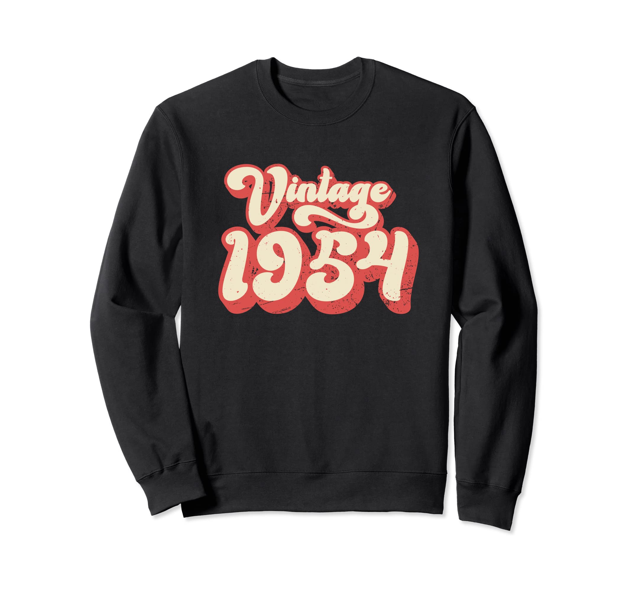 1954 Distressed Groovy Sweatshirt - Casual Everyday Wear for Adults - T-Shirt, Sweatshirt, Hoodie