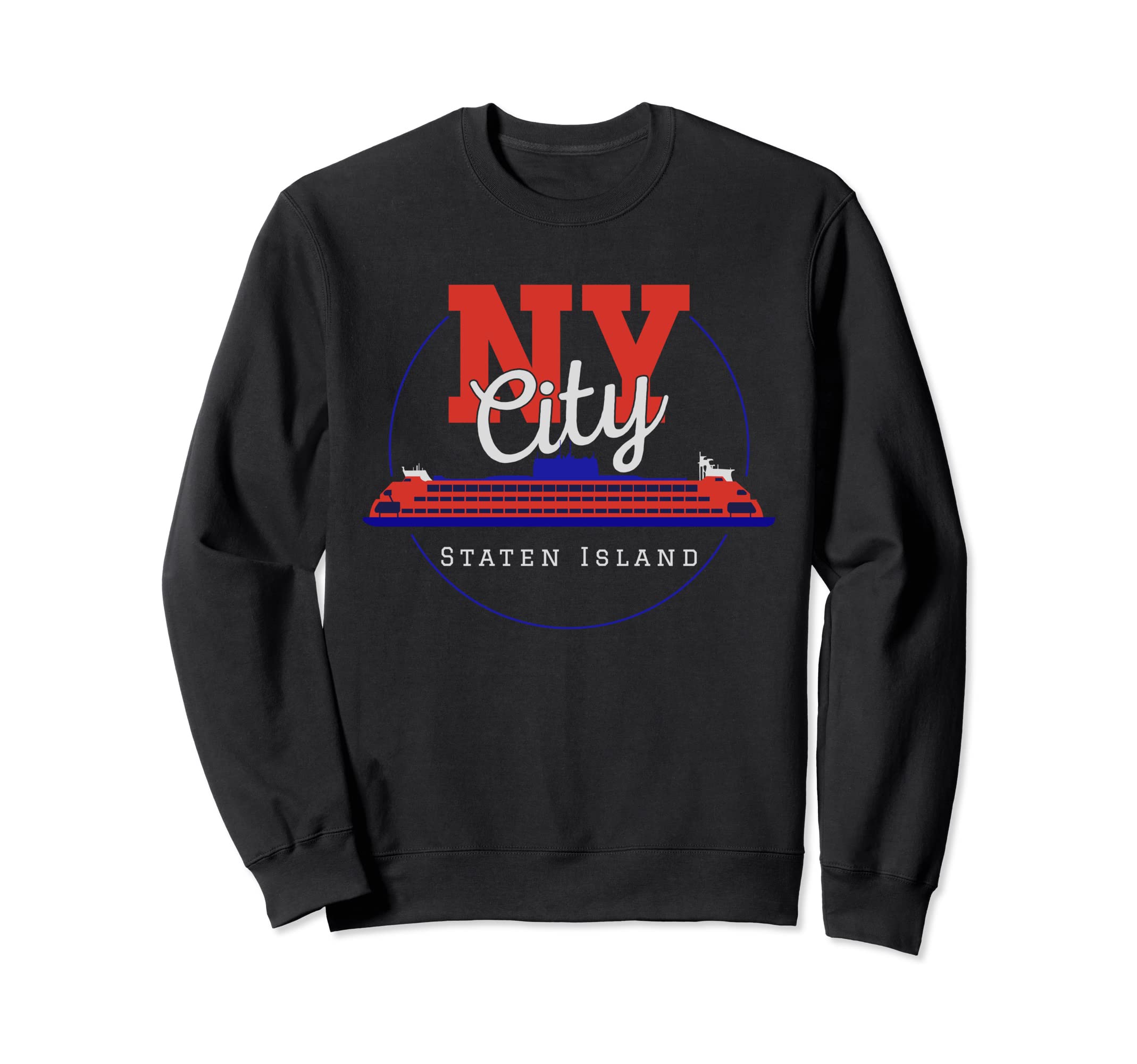 Staten Island Ferry Distressed Sweatshirt - Streetwear Style Men Women - T-Shirt, Sweatshirt, Hoodie