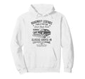 Automotive Nostalgia Car Cruise Distressed Hoodie - Graphic Print Unisex - T-Shirt, Sweatshirt, Hoodie