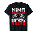 Nina Birthday Racer Bday Racing Car T-Shirt - Minimalist Print Unisex - T-Shirt, Sweatshirt, Hoodie