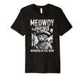 Meowdy Partner Whiskers Wind Cowboy T-Shirt - Minimalist Print for Adults - T-Shirt, Sweatshirt, Hoodie