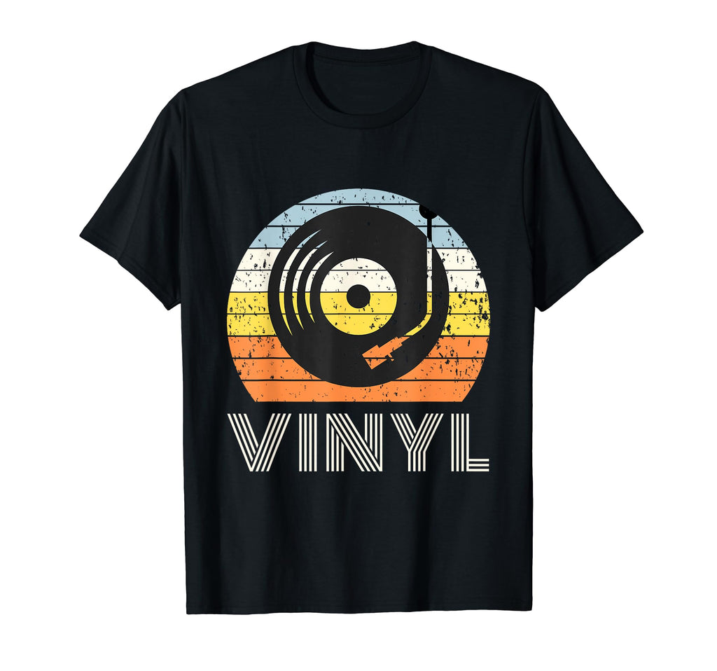 Vinyl Turntable T-Shirt - Minimalist Print for Adults - T-Shirt, Sweatshirt, Hoodie