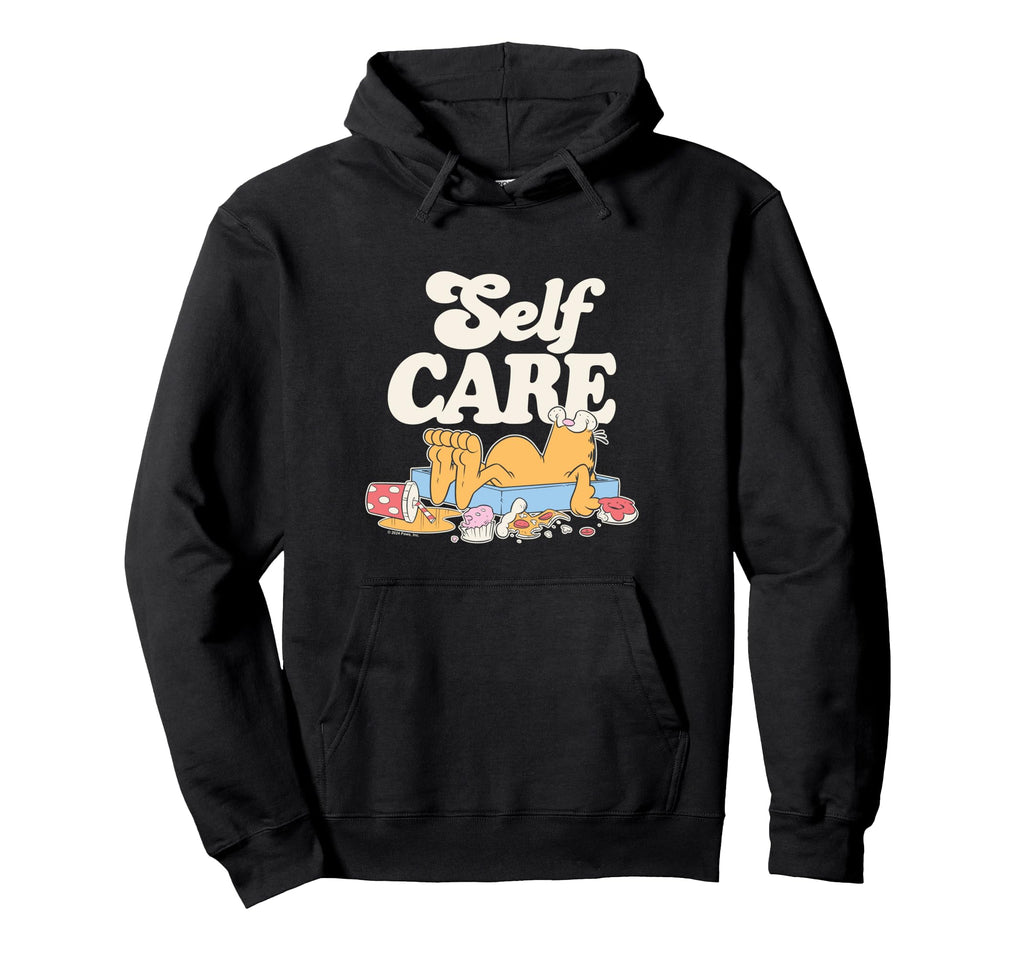 Garfield Self Care Hoodie - Unique Graphic Men Women - T-Shirt, Sweatshirt, Hoodie