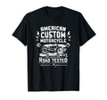 American Custom Motorcycle Novelty Art T-Shirt - Fun Novelty Design Unisex - T-Shirt, Sweatshirt, Hoodie