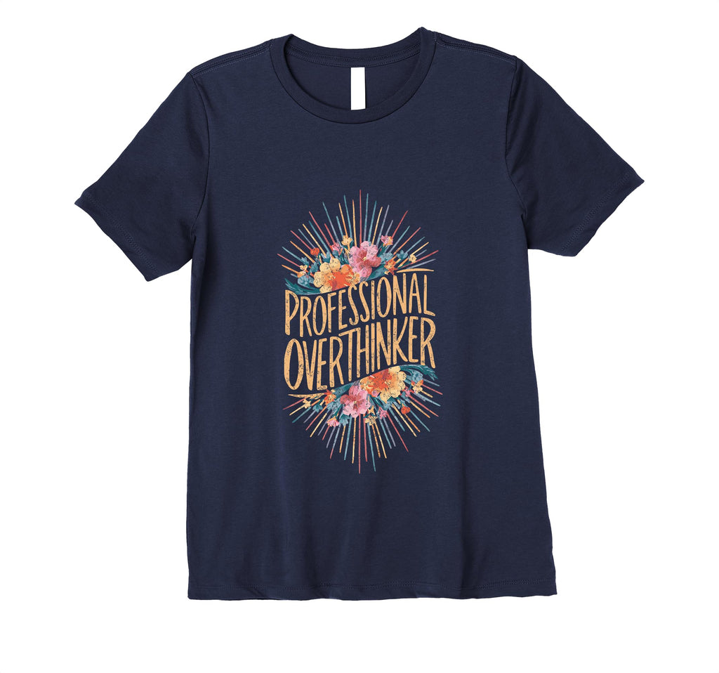 Professional Overthinker Adhd T-Shirt - Minimalist Print for Adults - T-Shirt, Sweatshirt, Hoodie