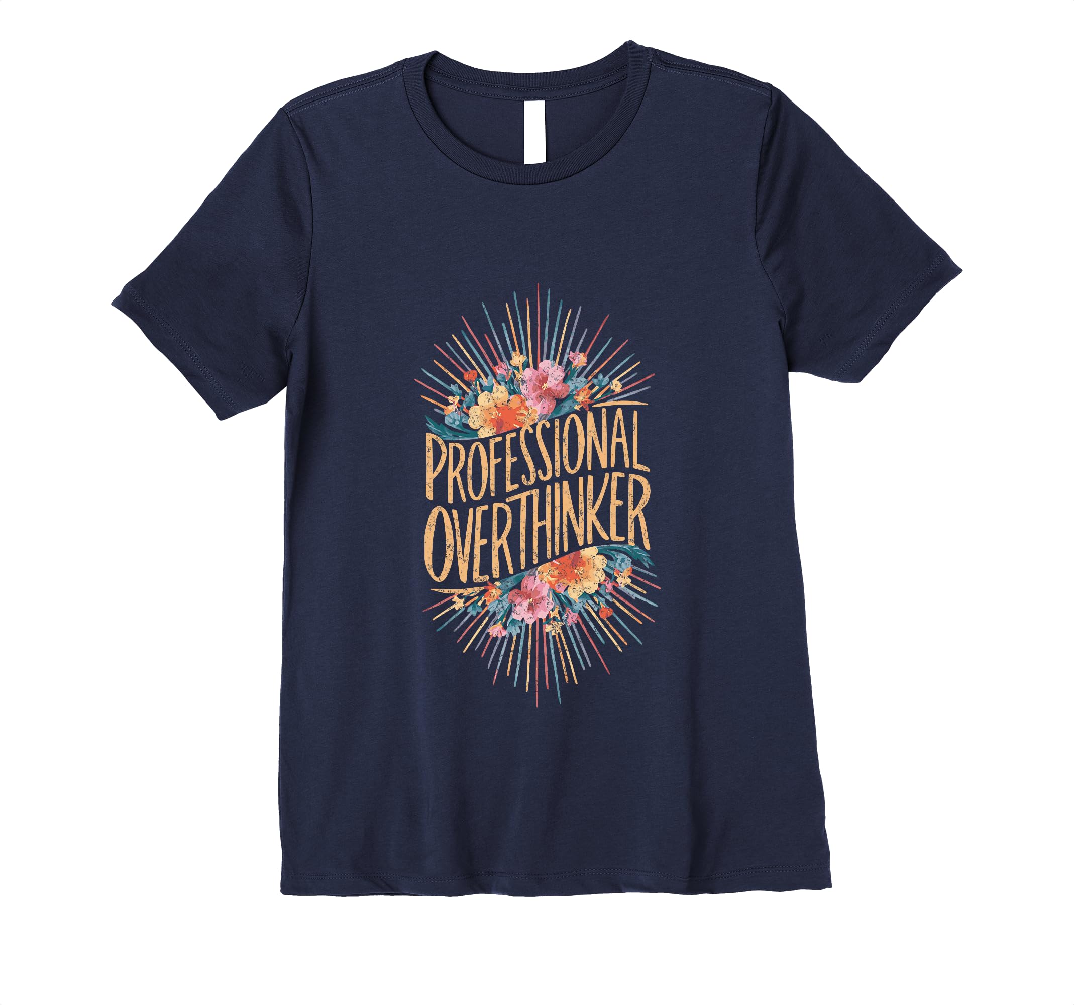 Professional Overthinker Adhd T-Shirt - Minimalist Print for Adults - T-Shirt, Sweatshirt, Hoodie