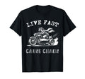 Funny Dog Cat Riding Motorcycle T-Shirt - Custom Art Print Unisex - T-Shirt, Sweatshirt, Hoodie