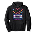 Back To Tapes Cassette Mixtape 80S Hoodie - Aesthetic Graphic Unisex - T-Shirt, Sweatshirt, Hoodie