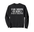 Stars Whisper Silence Mindfulness Sweatshirt - Trendy Graphic for Adults - T-Shirt, Sweatshirt, Hoodie
