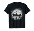 Black White Disco Ball T-Shirt - Fun Novelty Design Unisex - T-Shirt, Sweatshirt, Hoodie