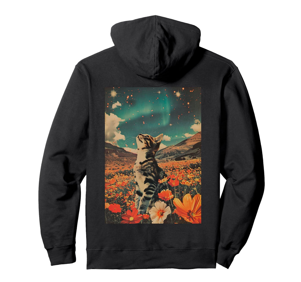 Art Cat Kitten Hoodie - Casual Everyday Wear Unisex - T-Shirt, Sweatshirt, Hoodie