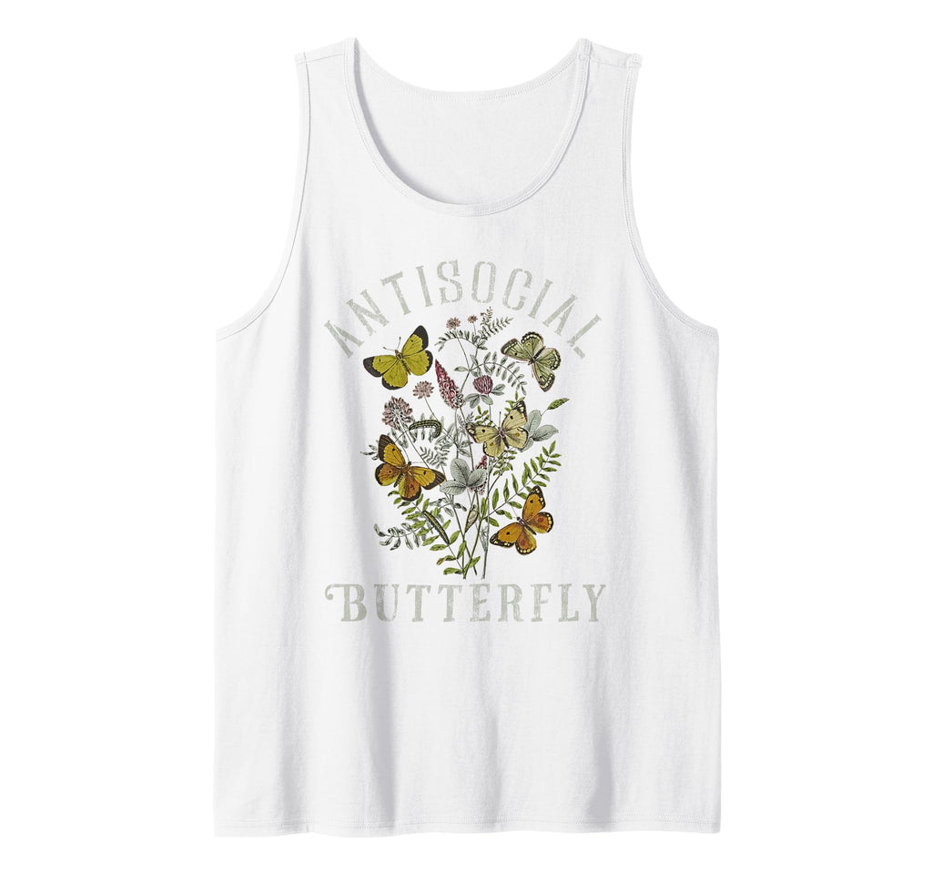 Antisocial Butterfly Fairy Grunge T-Shirt - Minimalist Print Unisex - T-Shirt, Sweatshirt, Hoodie