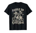 Bookish Western Cowgirl Texas Book T-Shirt - Minimalist Print for Adults - T-Shirt, Sweatshirt, Hoodie